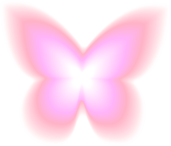 Stickers with a blurred Y2K effect