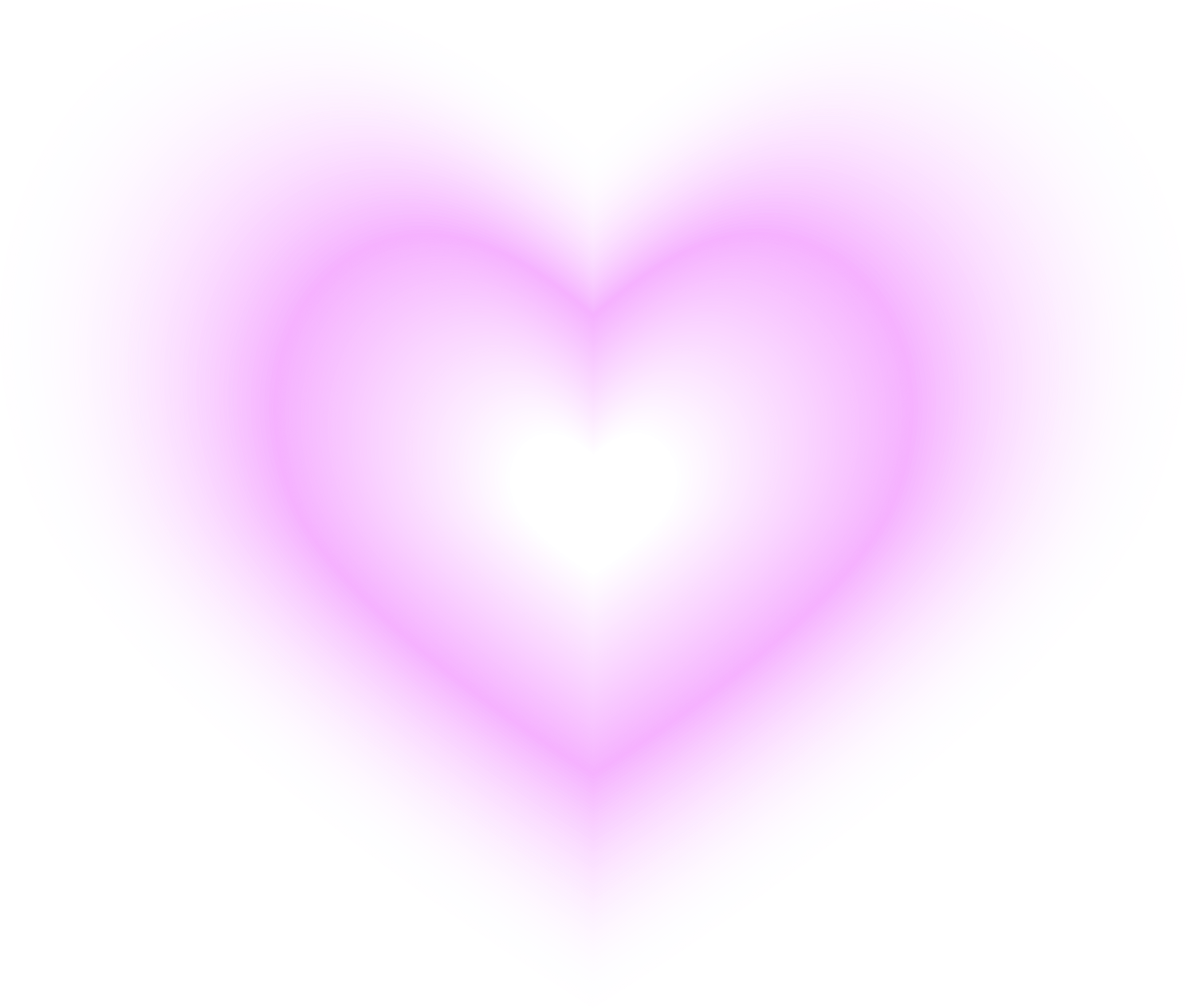 Stickers with a blurred Y2K effect.