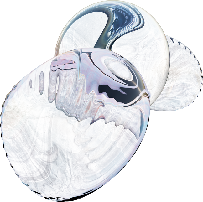 Y2K Abstract Egg Transparency