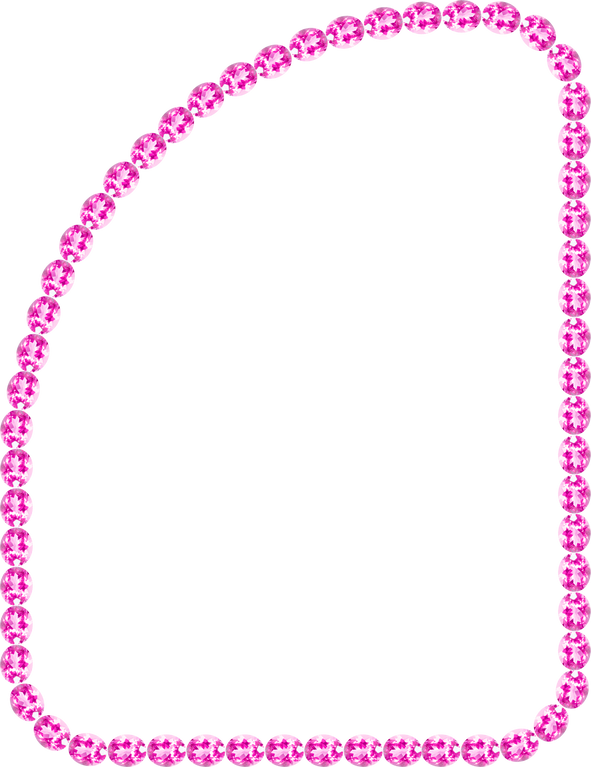 y2k复古风格相框素材-宝石相框